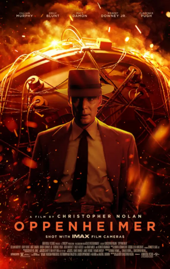 Oppenheimer Poster Logo Watch movie netflix - Beste IPTV Anbieter